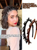 New Korean Style Hollow Woven Headband, Elastic Hair Tie, Bangs Clip, Hair Accessories, Women's Hair Accessories, Hairstyle Styling Tool, Beauty Product, Women's Curly Hair Accessories, Heatless Curls, Hair Accessories, Hair Clip